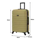 BlockTravel reiskoffer - M - TSA-slot - 74L