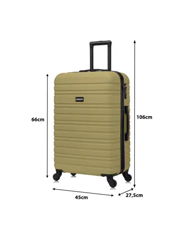 Reiskoffer M ABS 74L met TSA-slot en 360° wielen