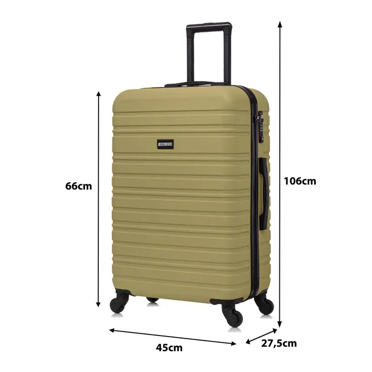 Reiskoffer M ABS 74L met TSA-slot en 360° wielen