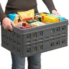 Square - Vouwkrat met koeltas - 46L antraciet