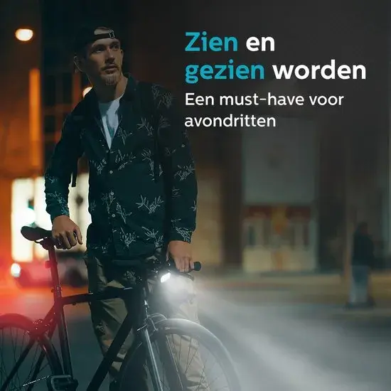 Oplaadbare Fietslamp Set Aluminium