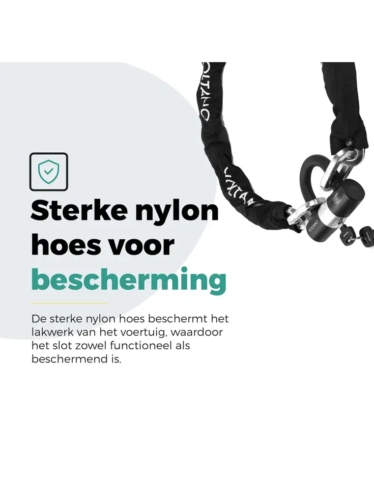 Voltano ART4 Kettingslot Motor Met U Lock