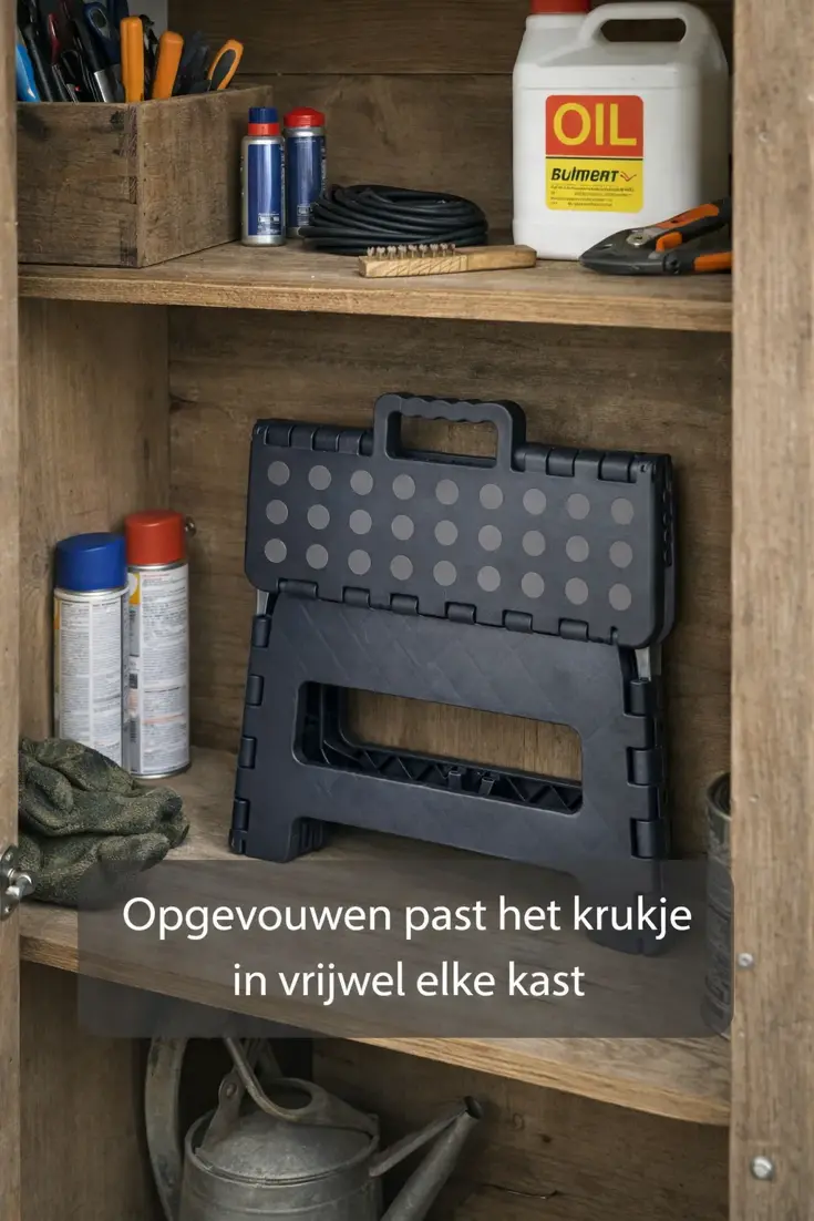 Opvouwbare Opstapkruk 29x22x22 cm