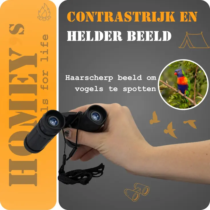 Homey’s Compact Verrekijker – Dakkant – 08x21