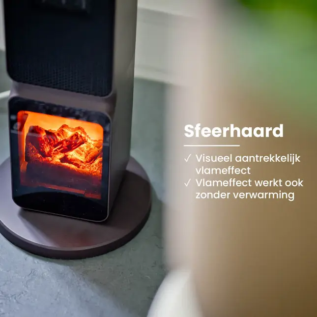 Keramische Kachel met Vlam en App