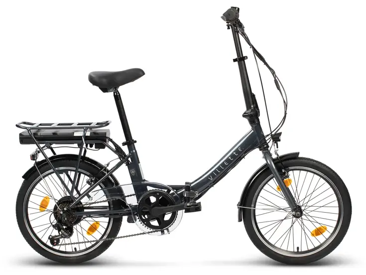 l' Escapade vouw-ebike donkergrijs