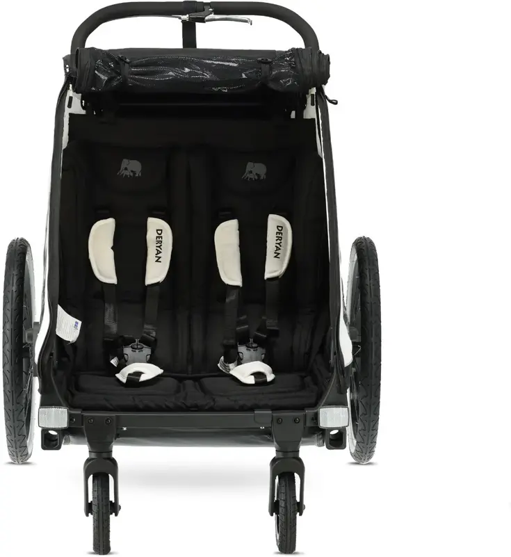 Luxe Fietskar V2 - 3-in-1 - Hardloopkinderwagen