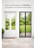 Magnetisch Vliegengordijn Zwart