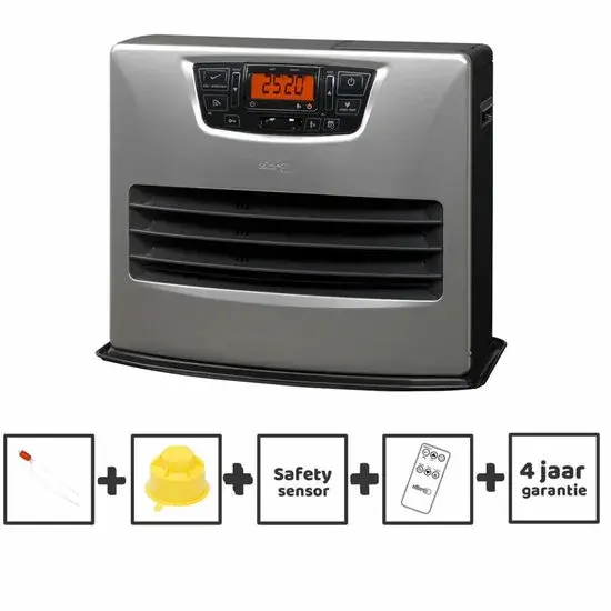 Petroleumkachel - LC-150 - met weektimer - 200 m³