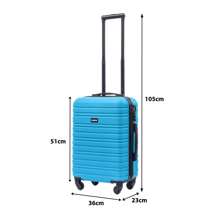 Kofferset S ABS 39L met TSA-slot en 360° wielen