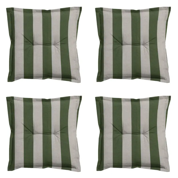 Amora - Tuinstoelkussen Hoge Rug - Set van 4