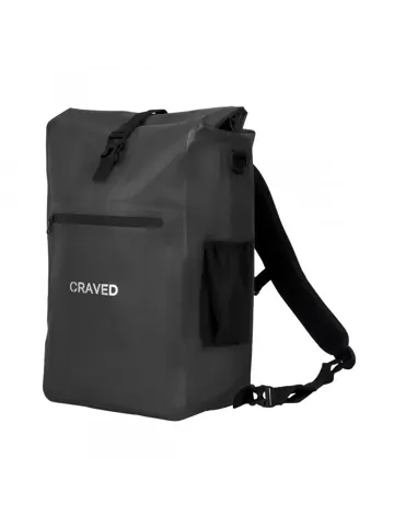 Craved Enkele Fietstas 3 in 1 - 28L - Zwart