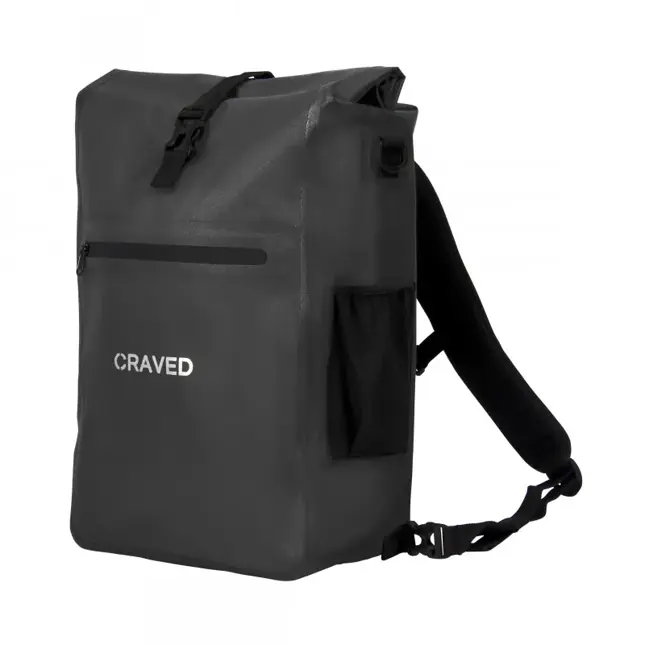 Craved Enkele Fietstas 3 in 1 - 28L - Zwart