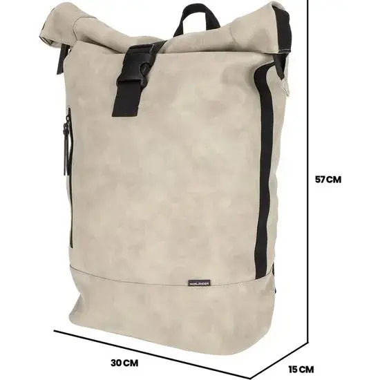Rolltop rugzak 25L met laptopvak
