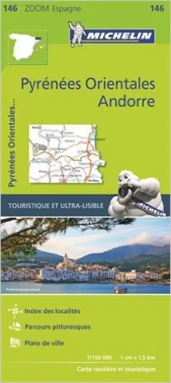 Michelin Zoom 146 Pyrenees Orientales Andorra
