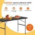 Goliving Inklapbare Tafel - 122x60x74cm