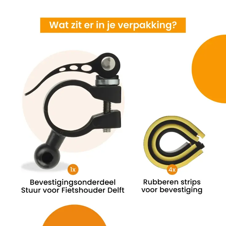 Onderdeel voor Fietshouder model Delft