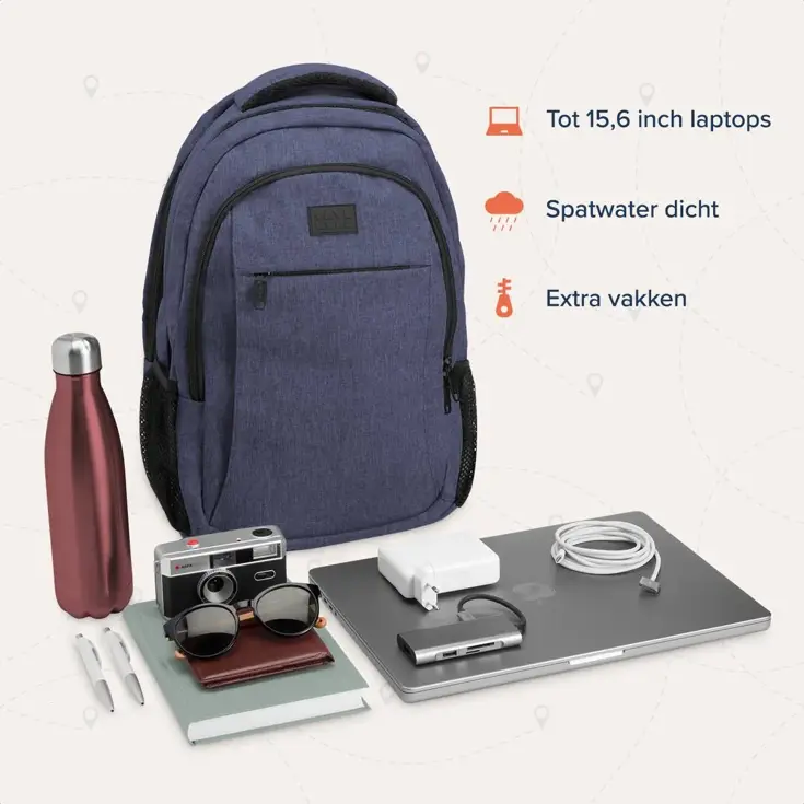 TRVLMORE Rugtas - 28L - 15,6 Inch