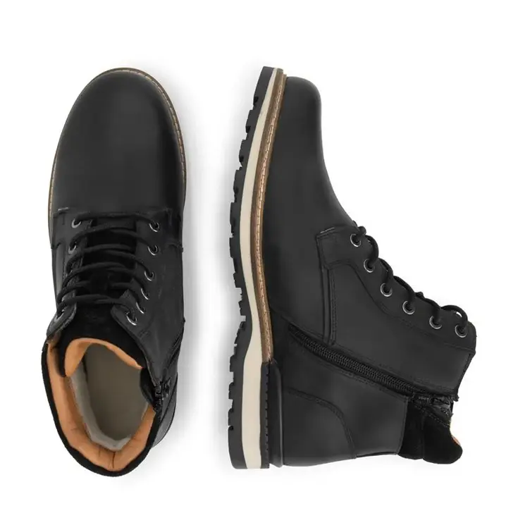 Sig Heren - Veterboots - Wolgevoerd