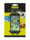 Mirage fiets telefoonhouder Siliconen Zwart