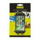 Mirage fiets telefoonhouder Siliconen Zwart