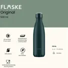 FLASKE 500 ml  RVS Drinkfles