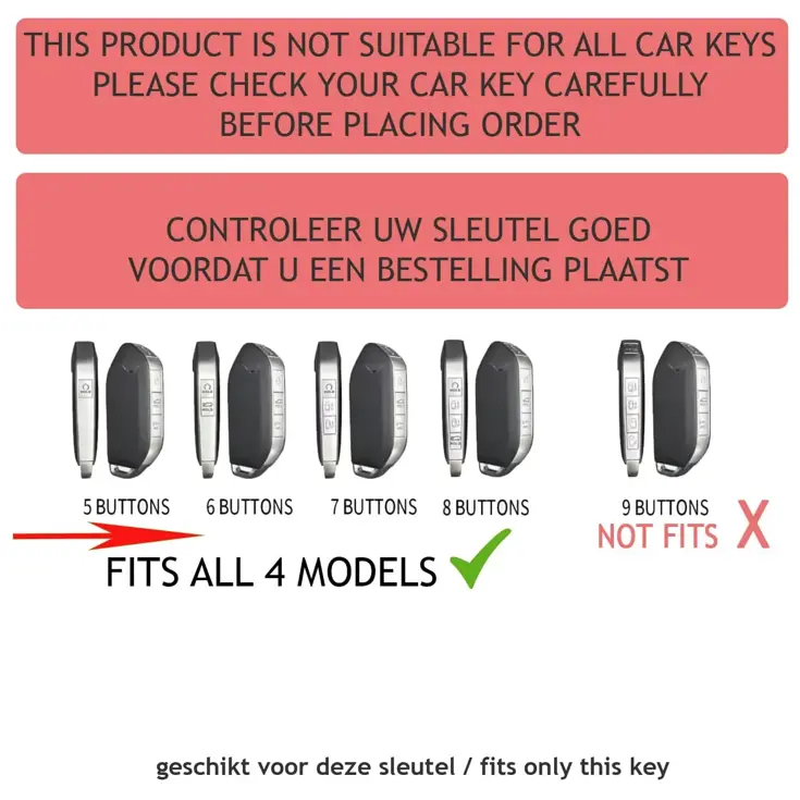 TPU Sleutelhoesje voor Kia clear 561
