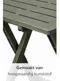 Inklapbare Bijzettafel groen 43x45 cm