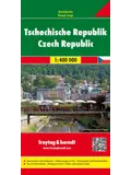 Wegenkaart Tsjechië 1-zijdig 1:400.000