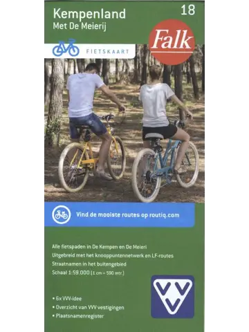 Falk fietskaart 18 Kempenland