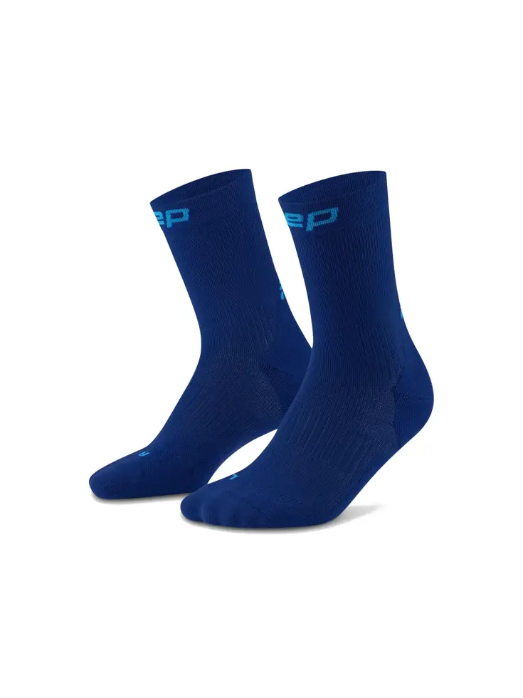 Run Mid-Cut Compressie Sokken - Heren(42/45)