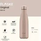FLASKE 500 ml RVS Drinkfles