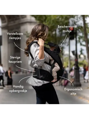 Pack Luxe draagzak + Opbergvakjes - Ergonomisch