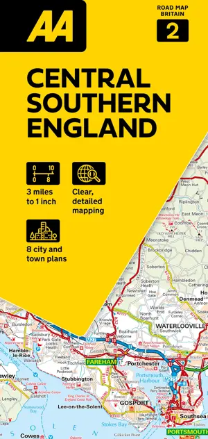 Wegenkaart 2 Central Southern England