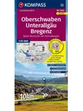 Fietskaart FK 3345 Oberschwaben