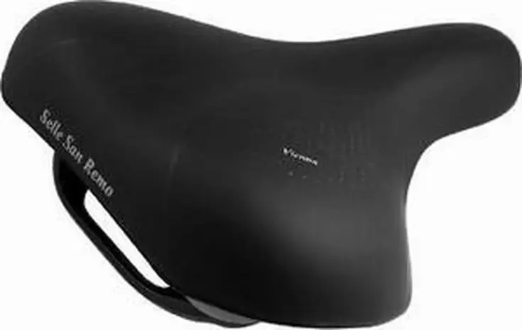 Mirage Zadel Tour Met Elastomeer - Zwart