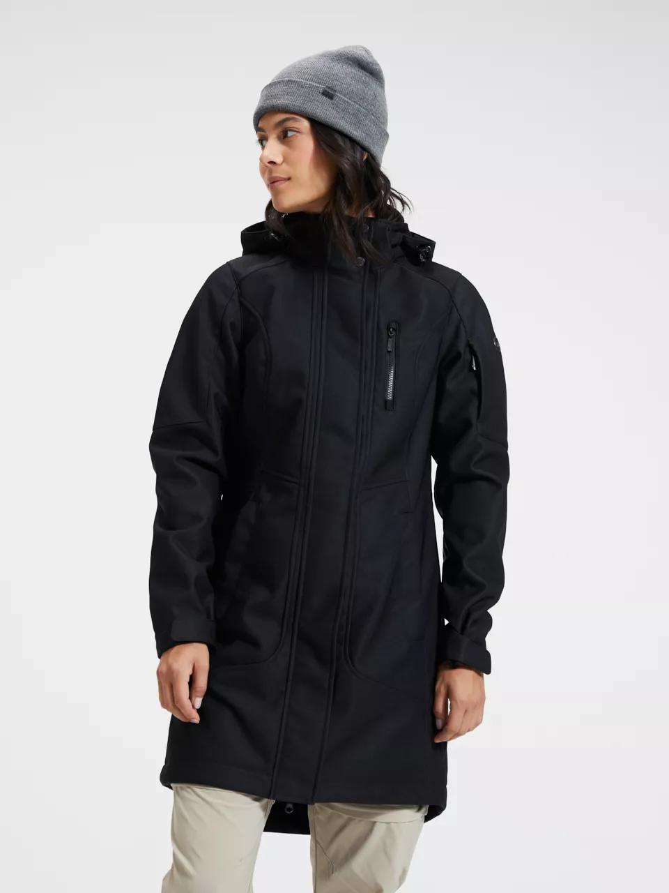 ANWB  Rakels  Softshell parka dames  Human Nature  Zwart   S main product image