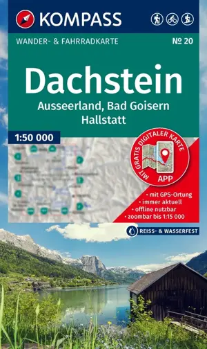 Wandelkaart WK20 Dachstein - Ausseerland