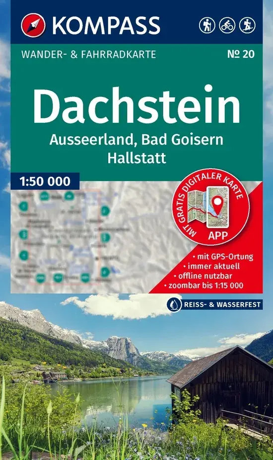 Kompass Kaart WK20 Dachstein - Ausseerland