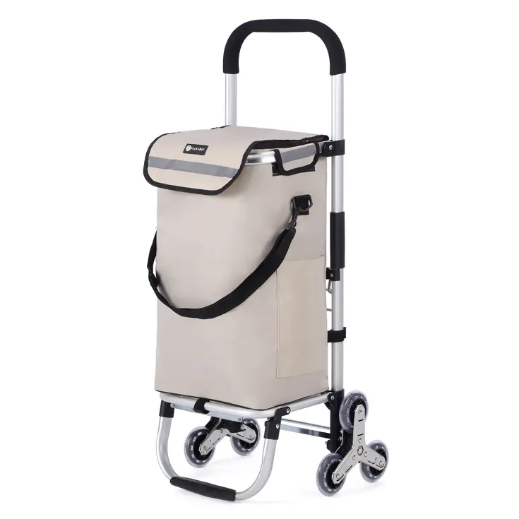 Boodschappentrolley 40L - Trapwielen