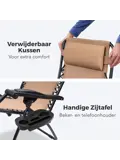 LifeGoods Opvouwbare Tuinstoelen