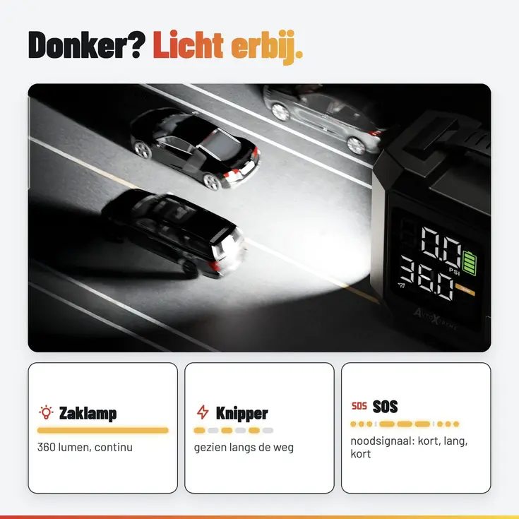 Air-300 - Luchtcompressor & Elektrische fietspomp
