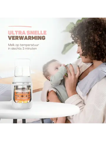 Flessenwarmer Wit Onderweg - MAX - 13200 mAh