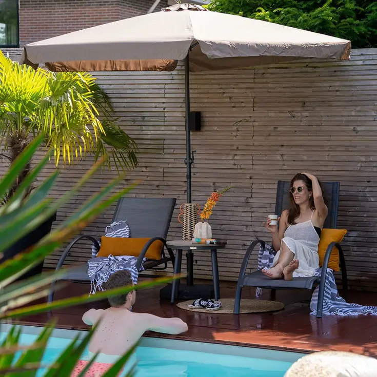 Santos grijs Ligbed Garden Impressions