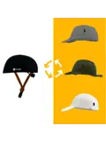 Vizorz SwitchCap fietshelm - Blue Denim Cap