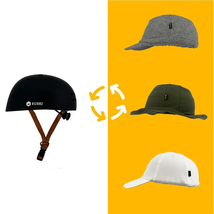 SwitchCap fietshelm - Blue Denim Cap