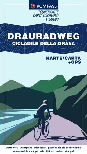 Fietskaart FTK 7027 Drauradweg