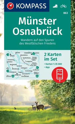 Wandelkaart WK863 Münster - Osnabruck