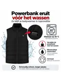Infrarood Verwarmde Bodywarmer- Heren