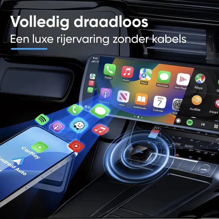 Mini 2-in-1 CarPlay & Android Auto Dongle V3